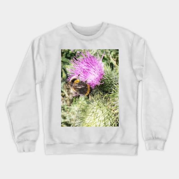 The Bee and Thistle bywhacky Crewneck Sweatshirt by bywhacky